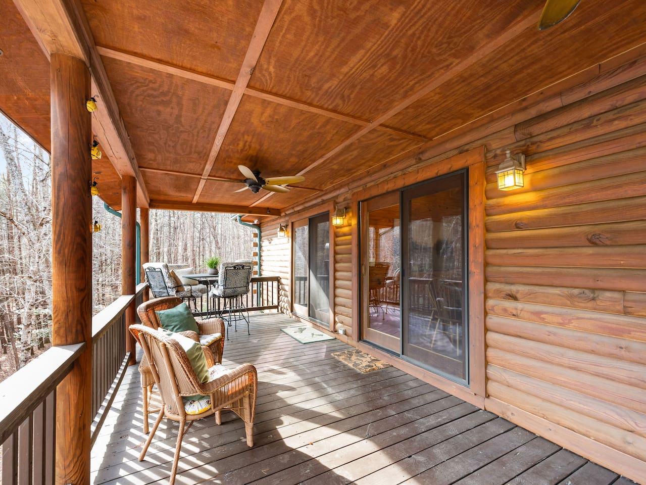 Main level deck of the cabin