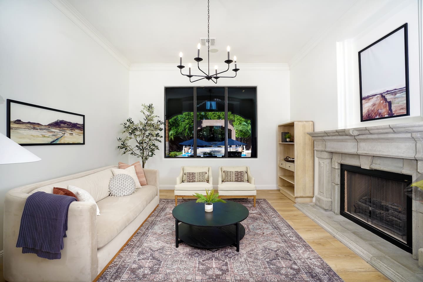 Living-room located just as you enter the Estate.