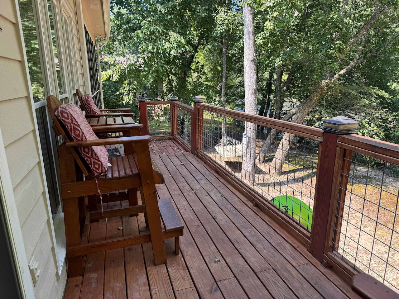 Outdoor Seating on Deck