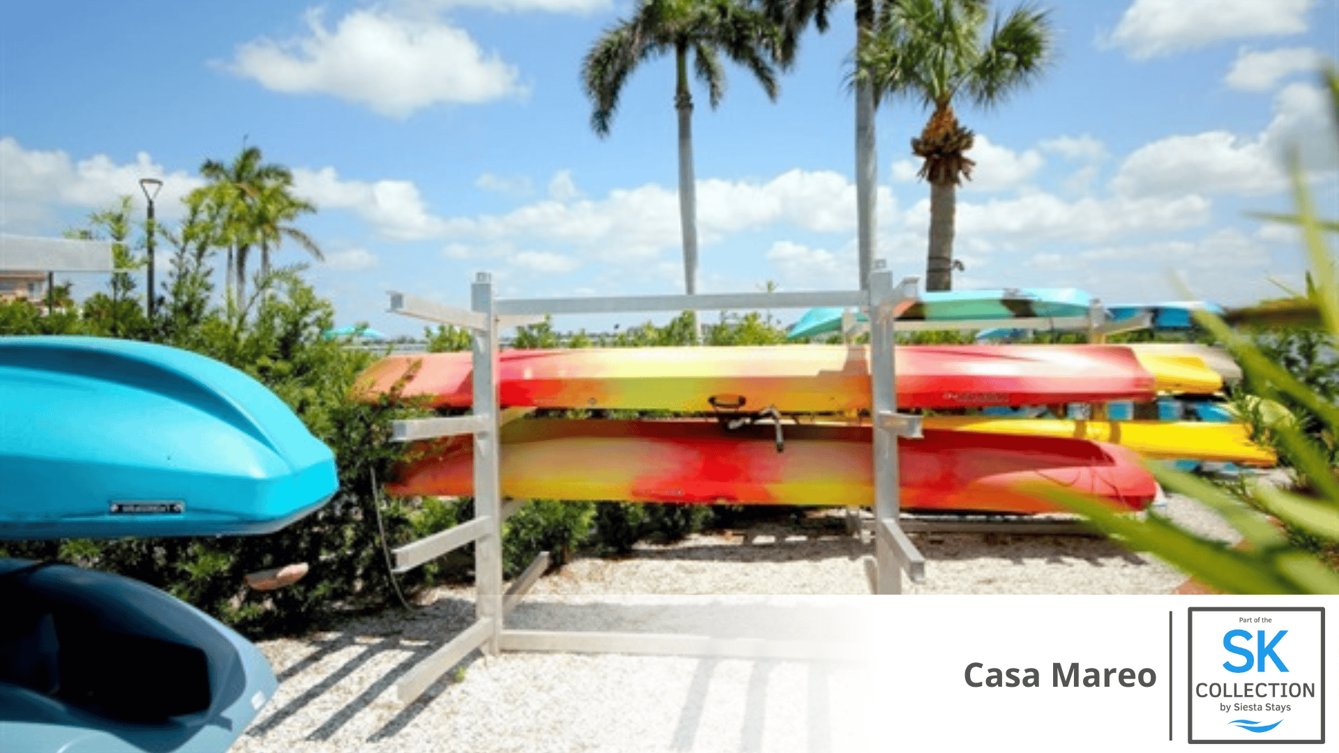 Kayak Storage (kayaks not provided)