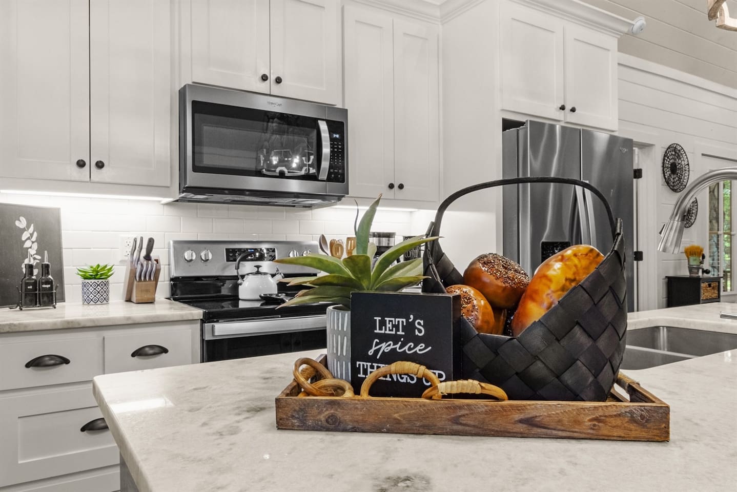 Stocked with all essentials and modern tools, this kitchen makes every meal feel like a special occasion.