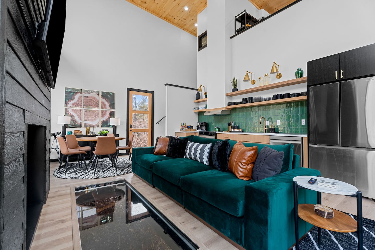 Living Room: Spend quality time in this chic space with vibrant decor and serene views!