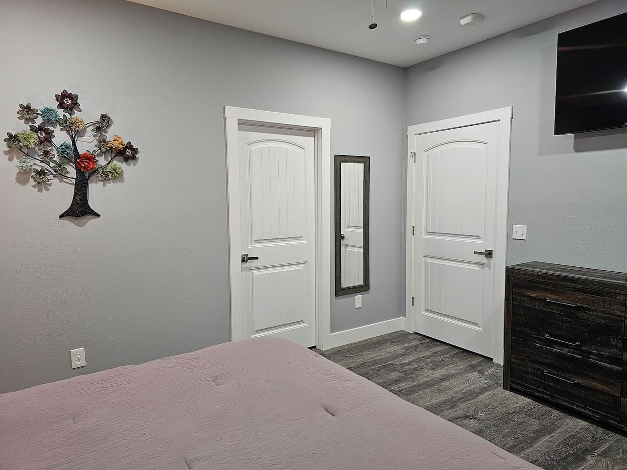 Comfortable sleeping spaces throughout the lodge.