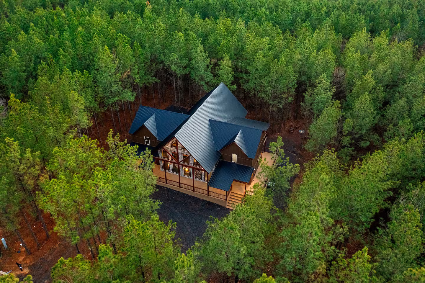 The forest surrounds you completely, offering peace, privacy, and the kind of quiet that city life forgets.