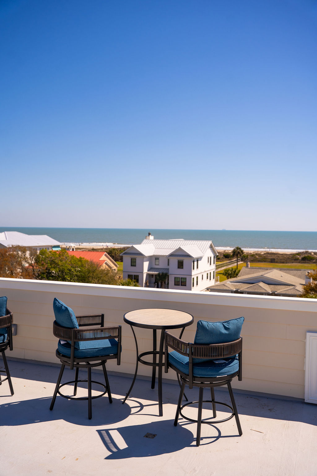 Rooftop Deck | Rosewood Retreat | 2605 Palm Blvd, Isle of Palms, SC | IOP Escapes