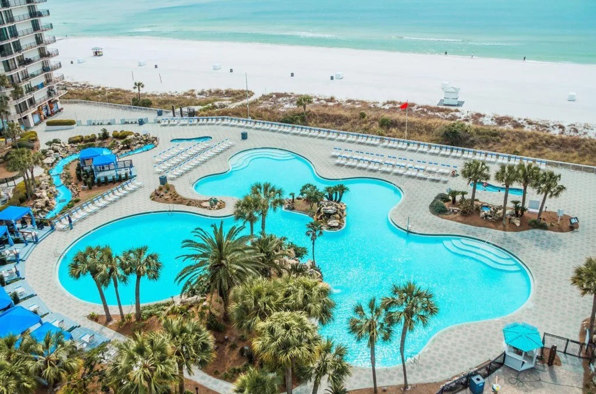 Gulf-front lagoon pool