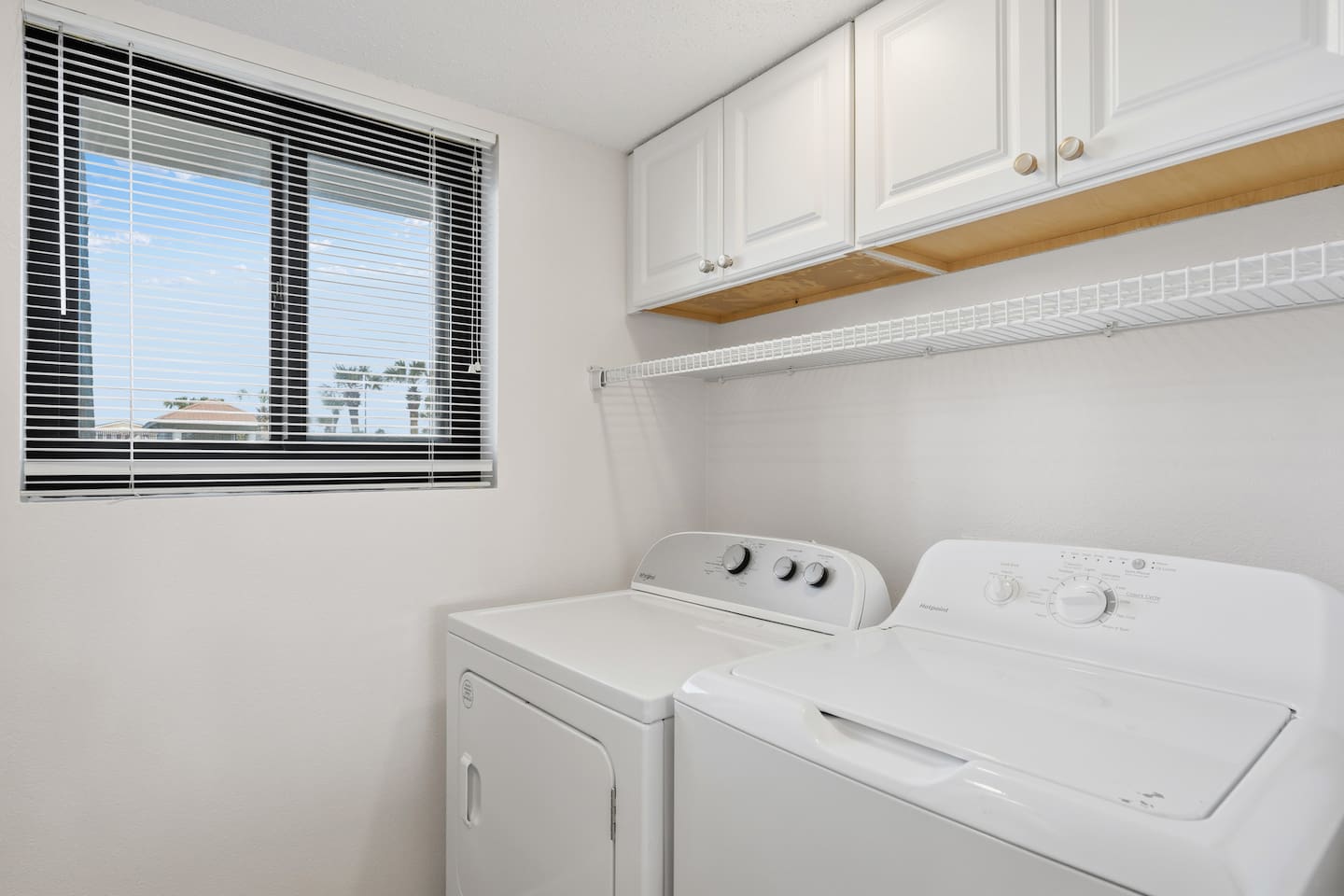 In unit washer and dryer