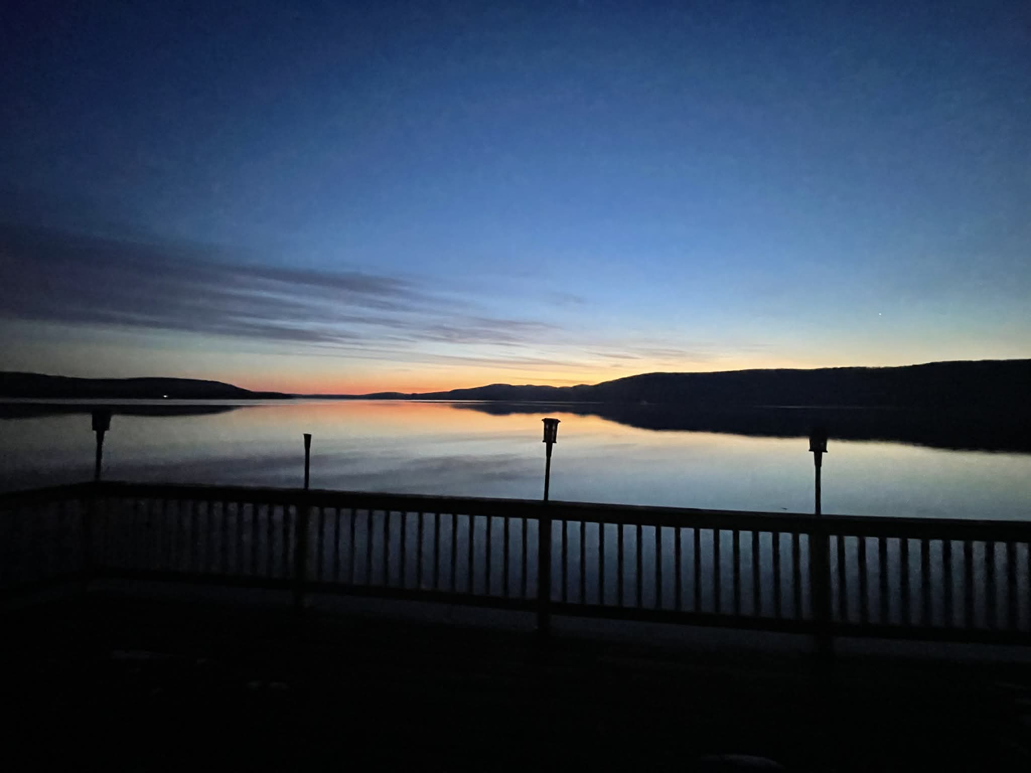 Sunrise on Canadarago Lake