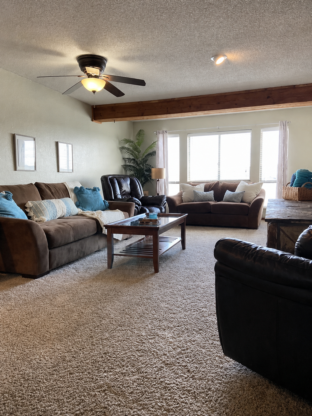 Additional seating beside the main living area