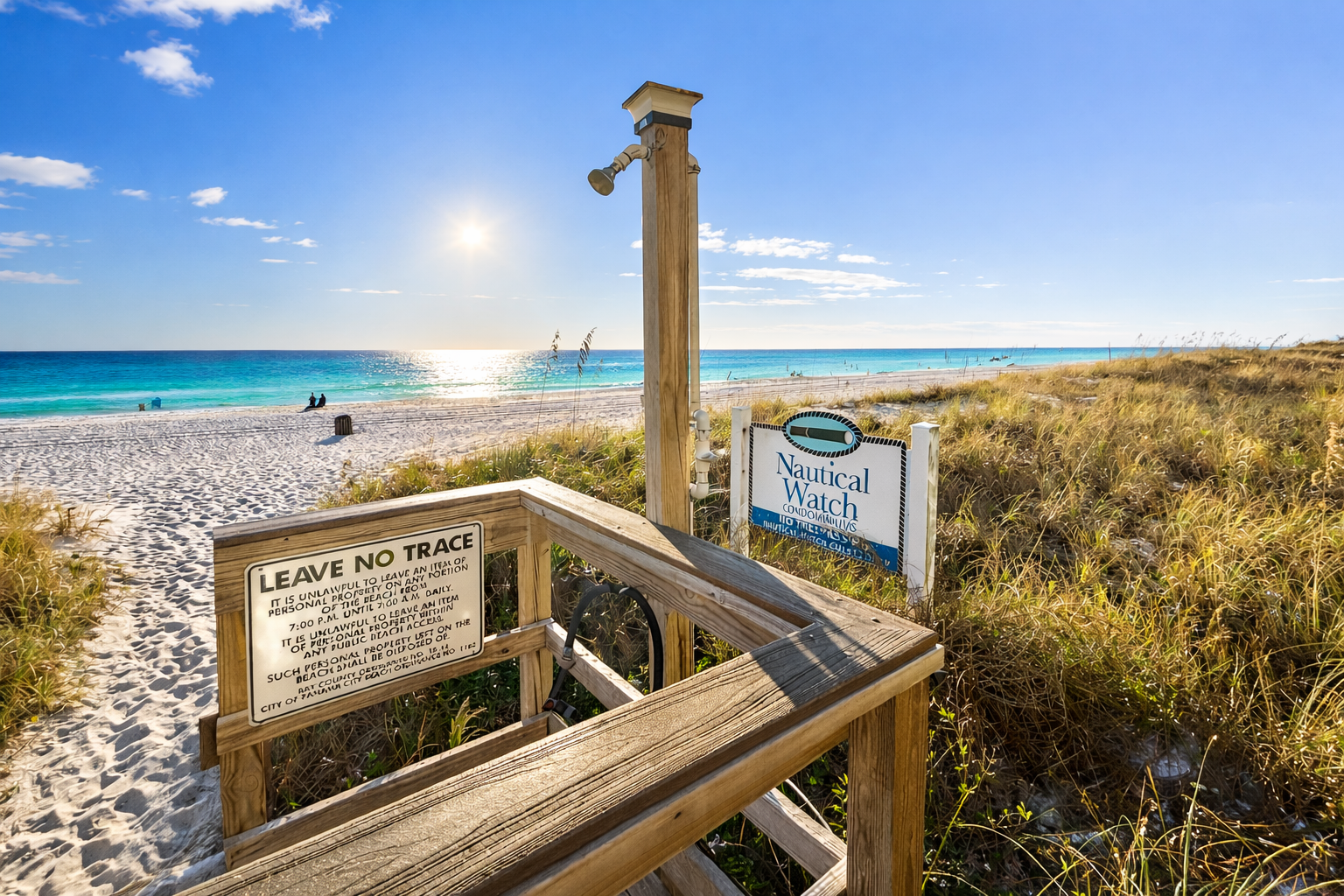 Private beach access steps away!