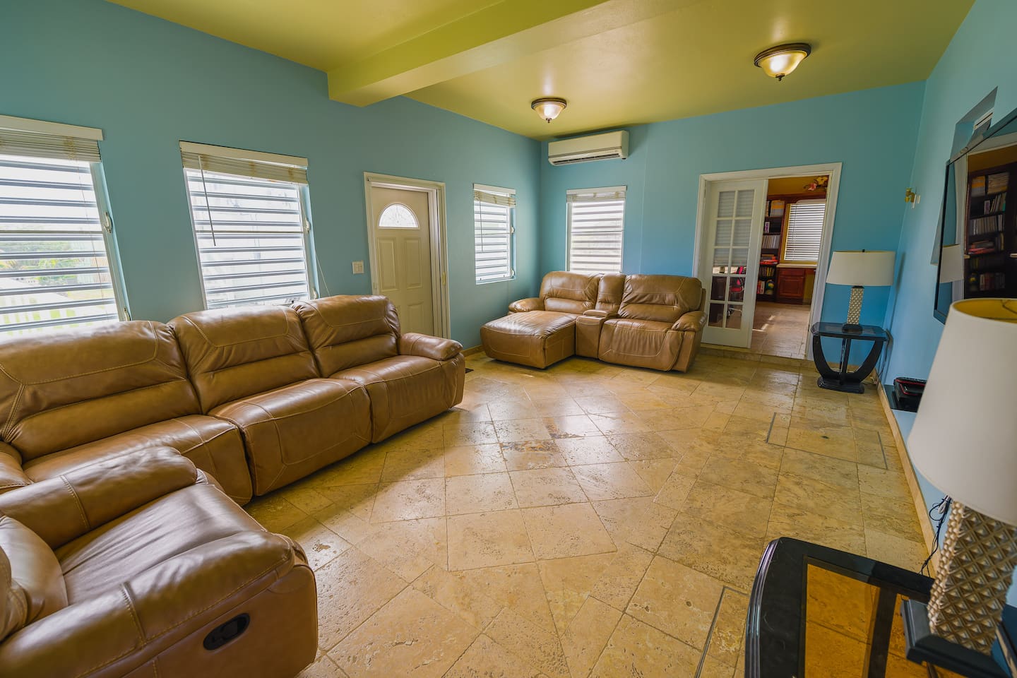 Den - great for movie time with family!