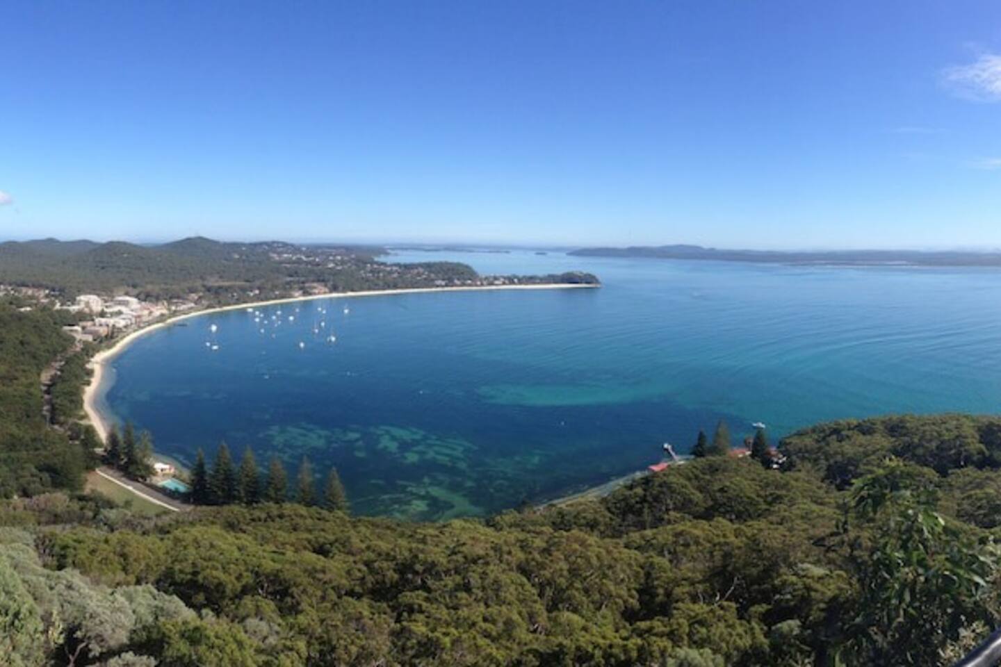 The wonderful views from Tomaree Headland, Shoal Bay