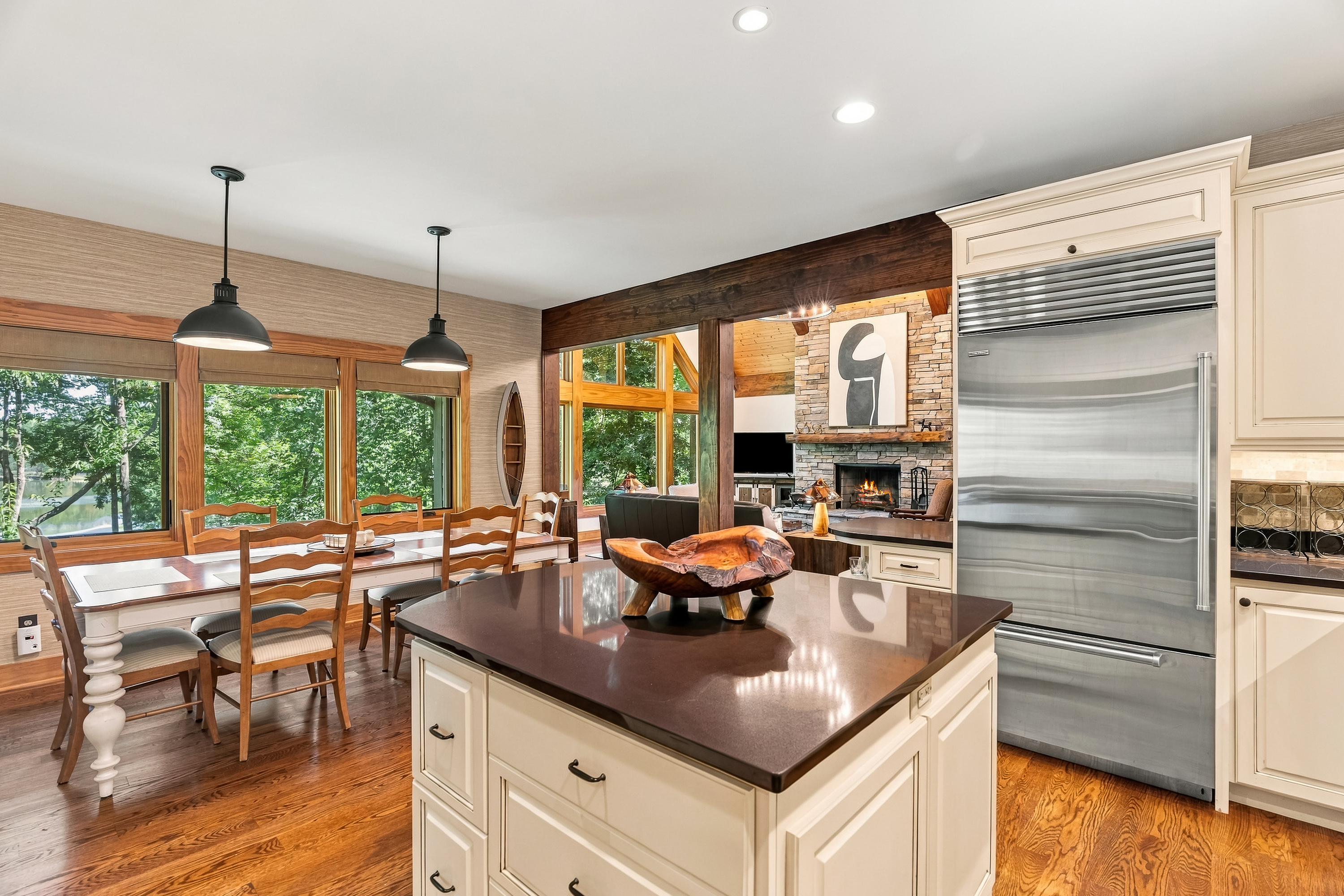 Open concept kitchen