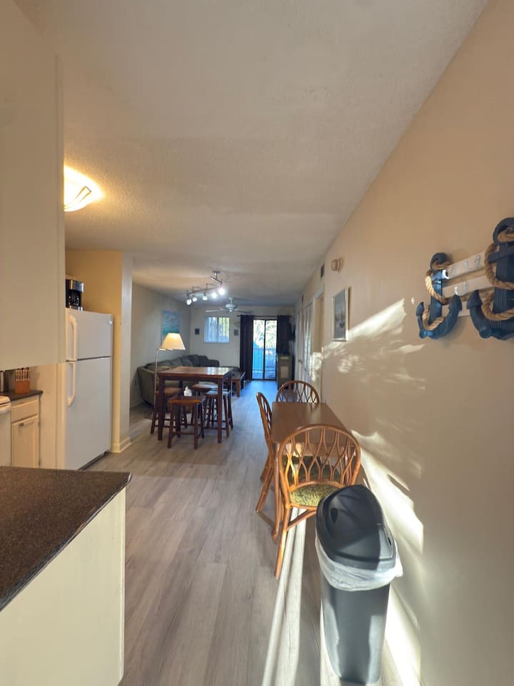 Kitchen and dining area