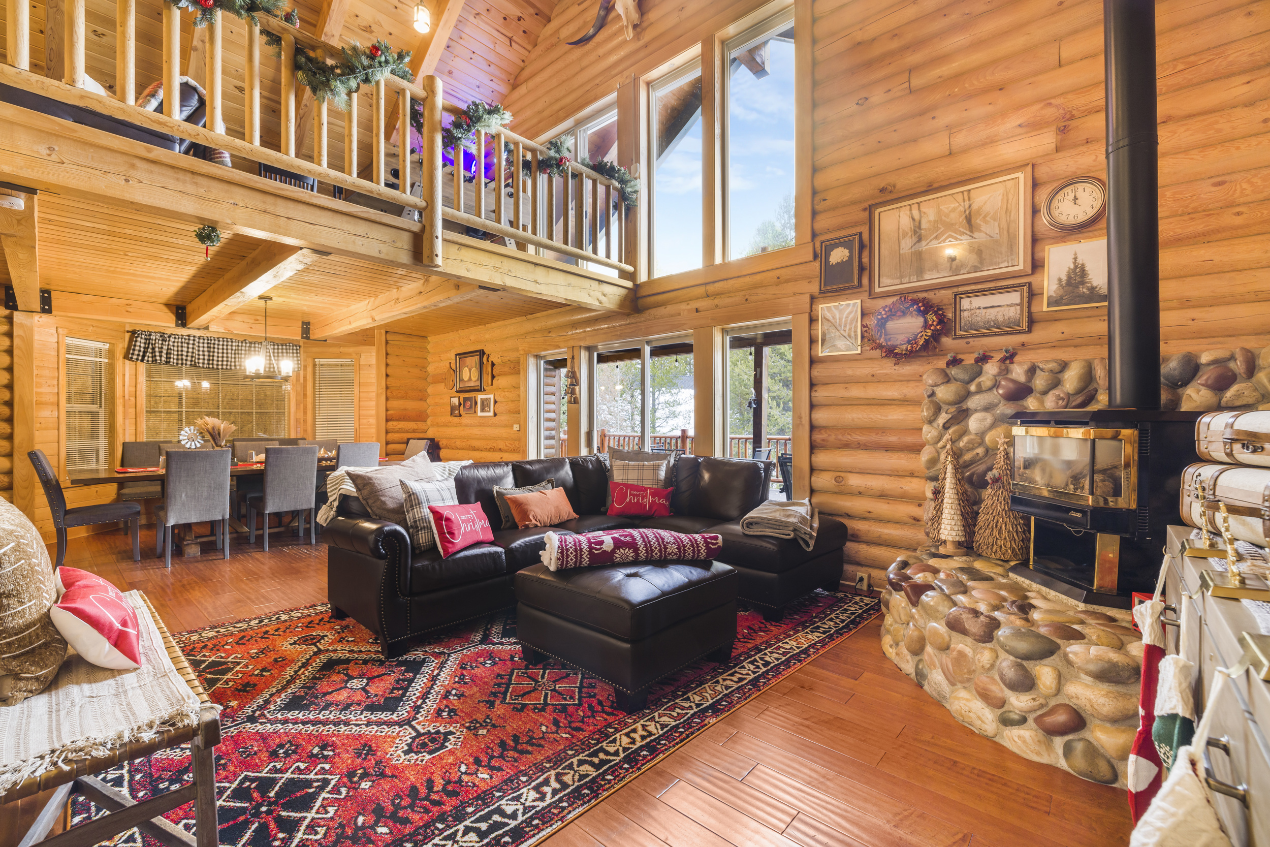 Kick back and relax in our living room