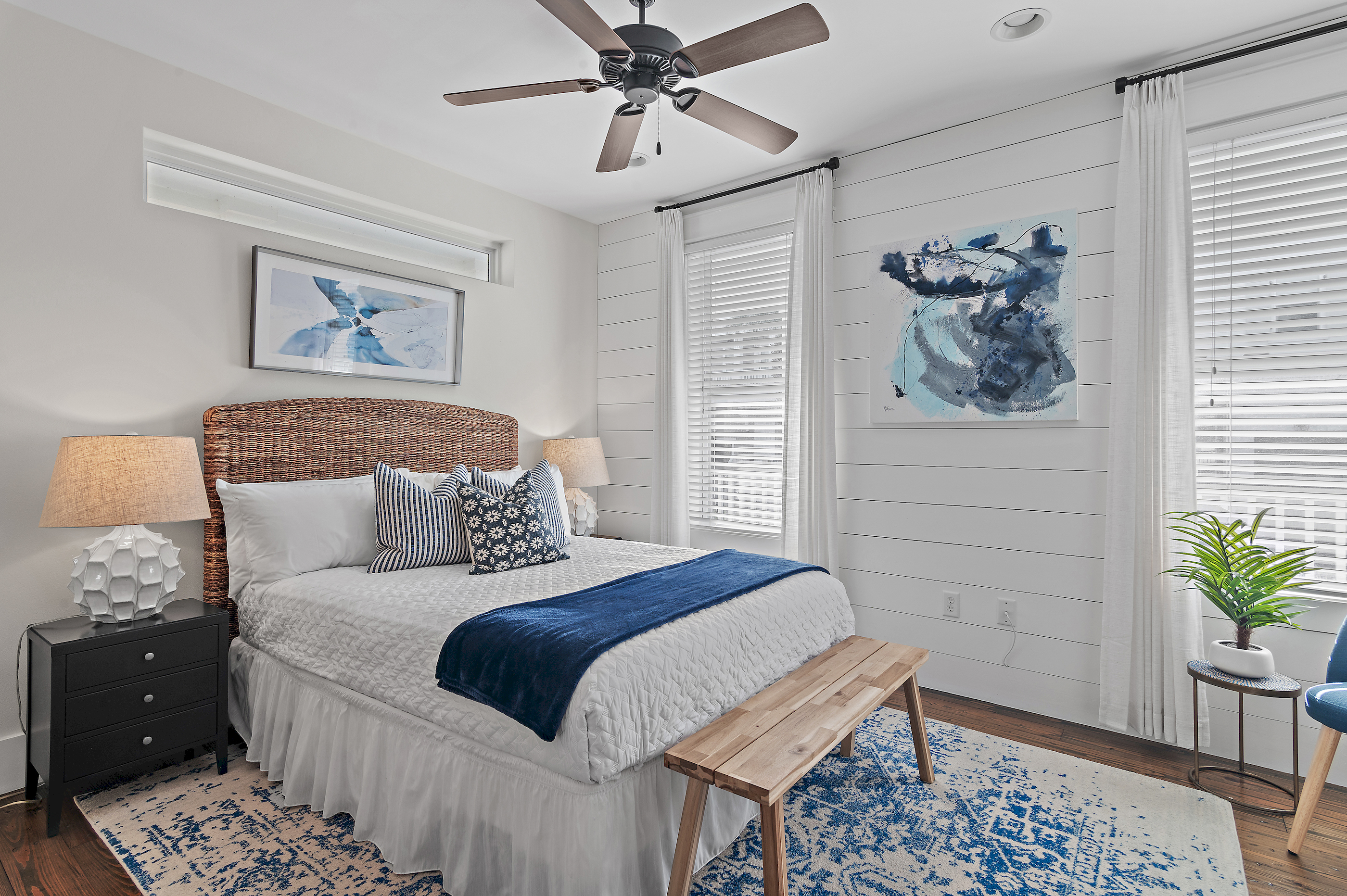 1st floor queen bedroom, main house