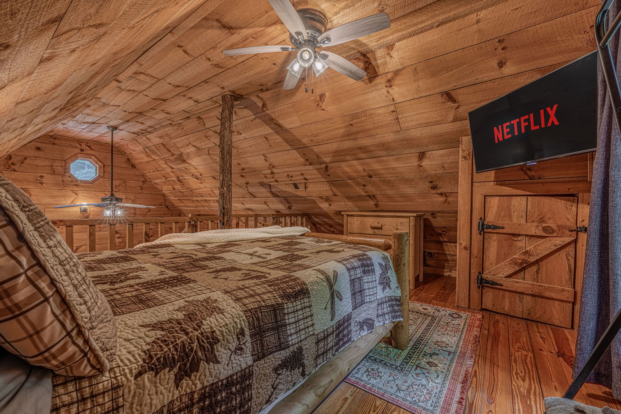 Netflix on a big screen. No sharing the remote.