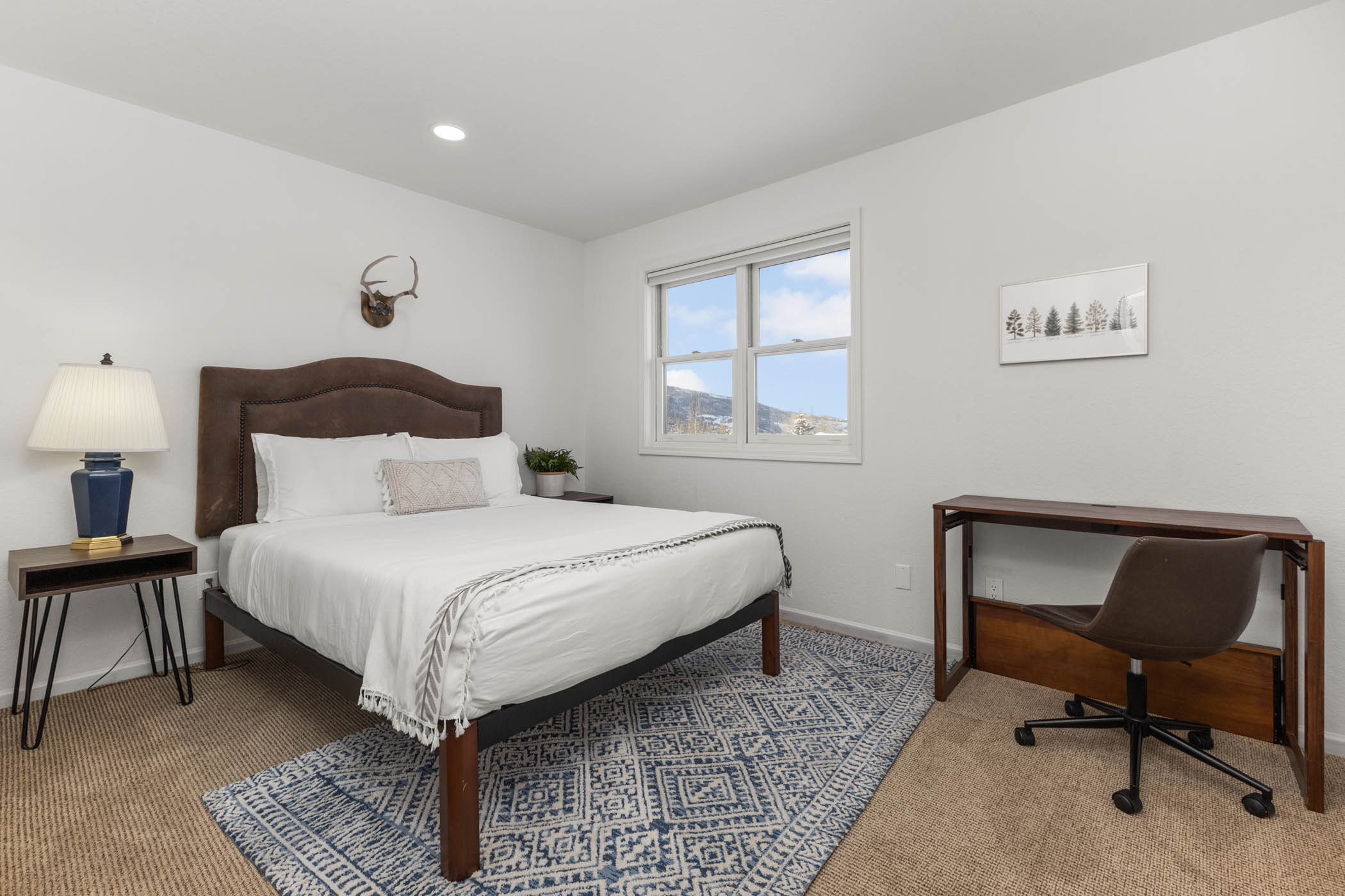 Queen Bedroom 3 with Work Space