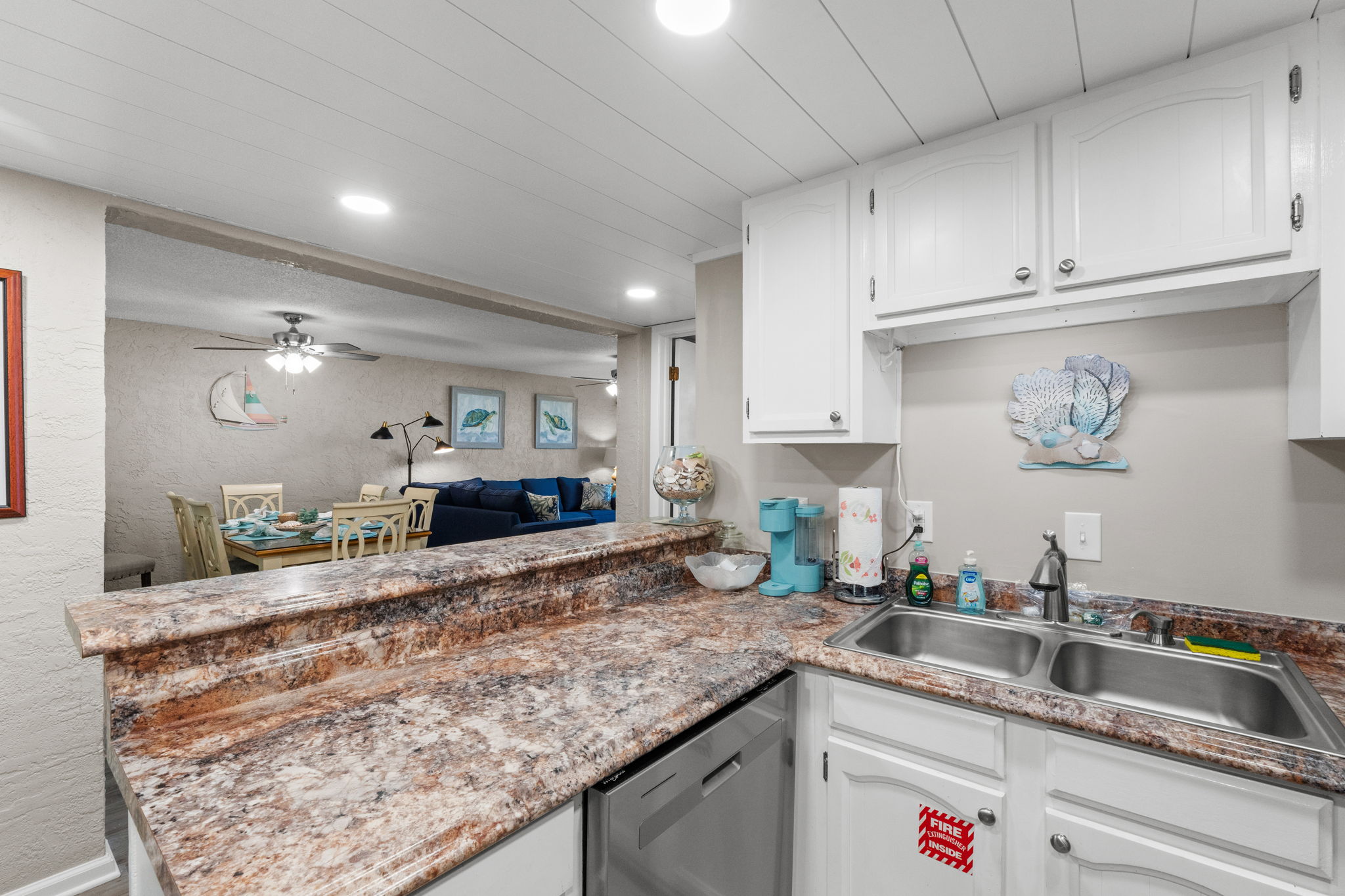 Kitchen with New Stainless Steel Appliances
