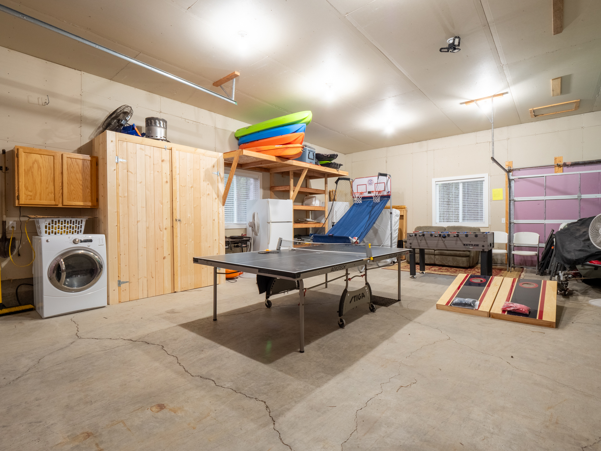 Lots of fun for the family in the Garage Activity Center