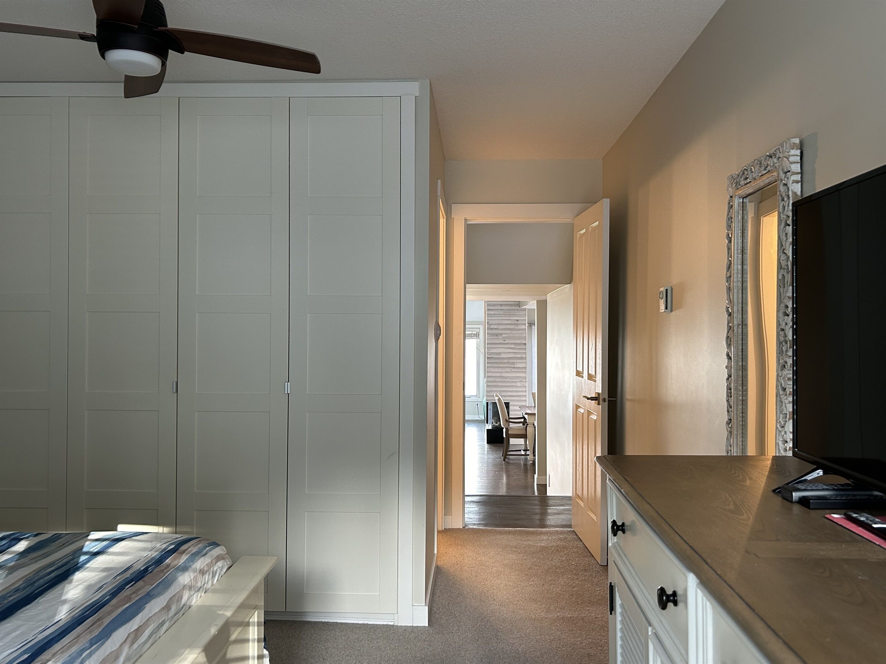 View from master to living area