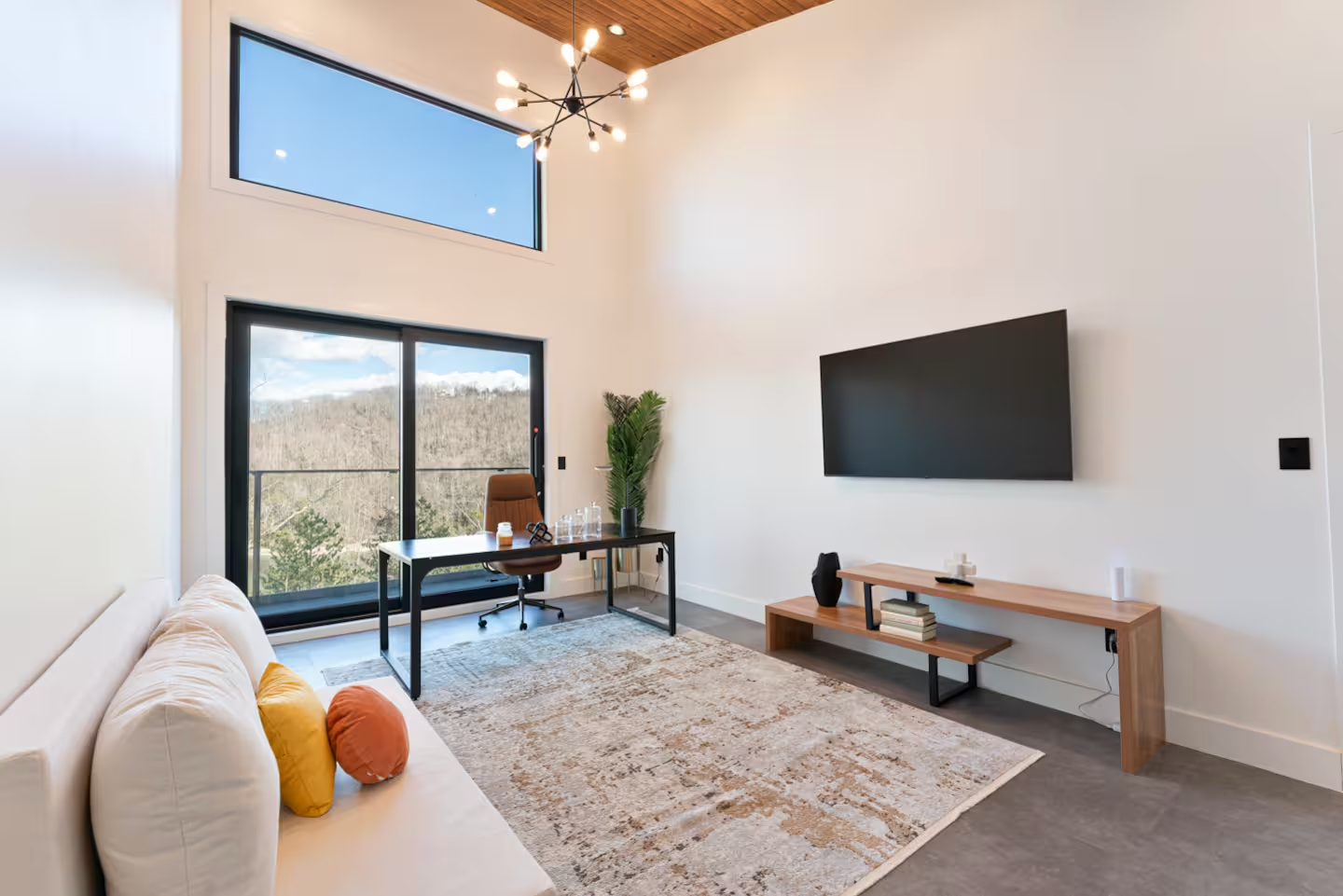 Office - 3rd Floor. - Sliding Glass Door to Balcony.