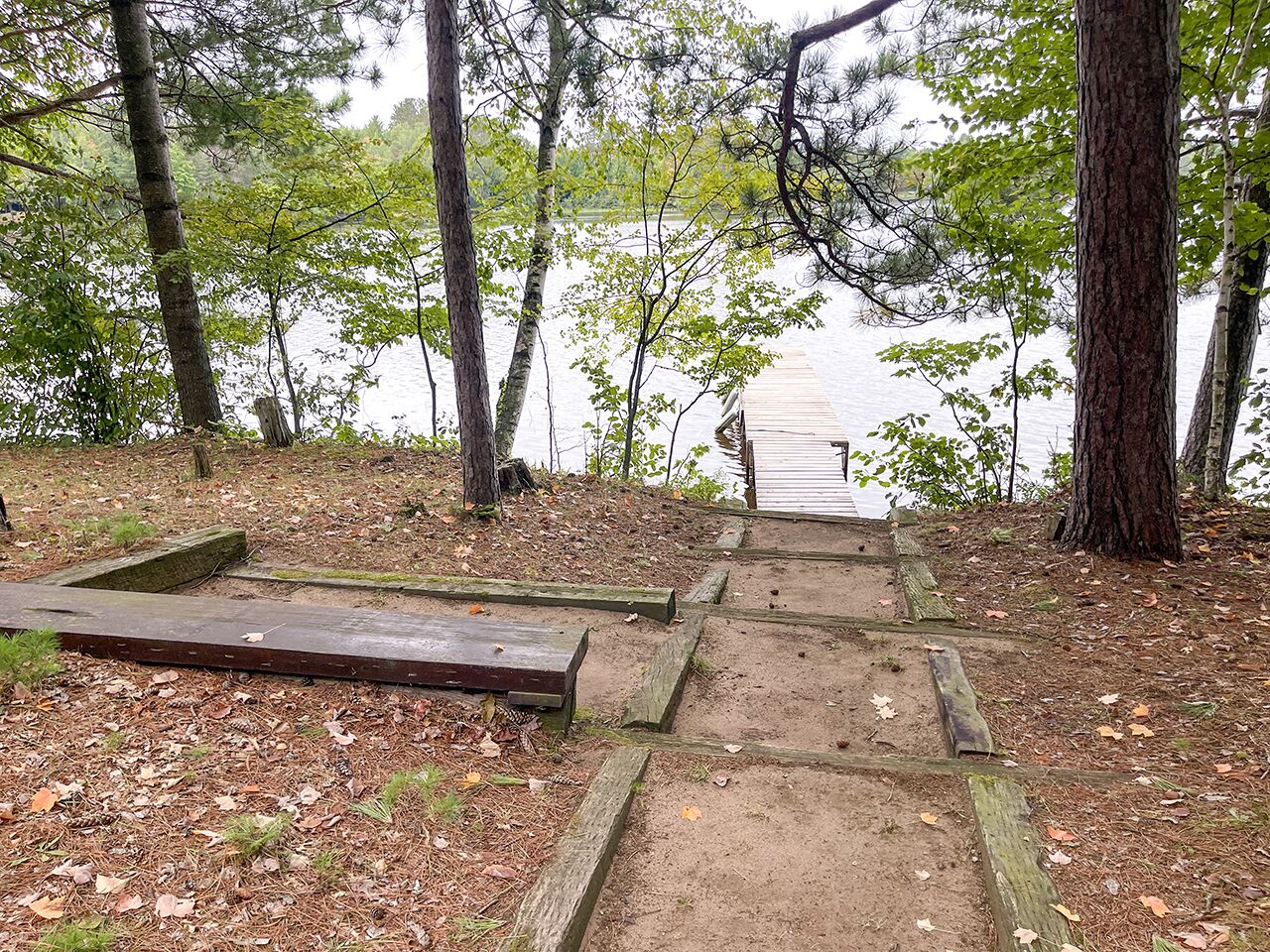 Walkway to the pier.