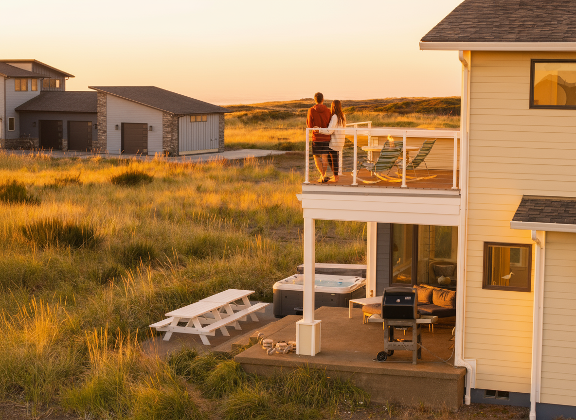 {Exterior} Indigo’s private balcony — the perfect front-row seat to unforgettable ocean views. 