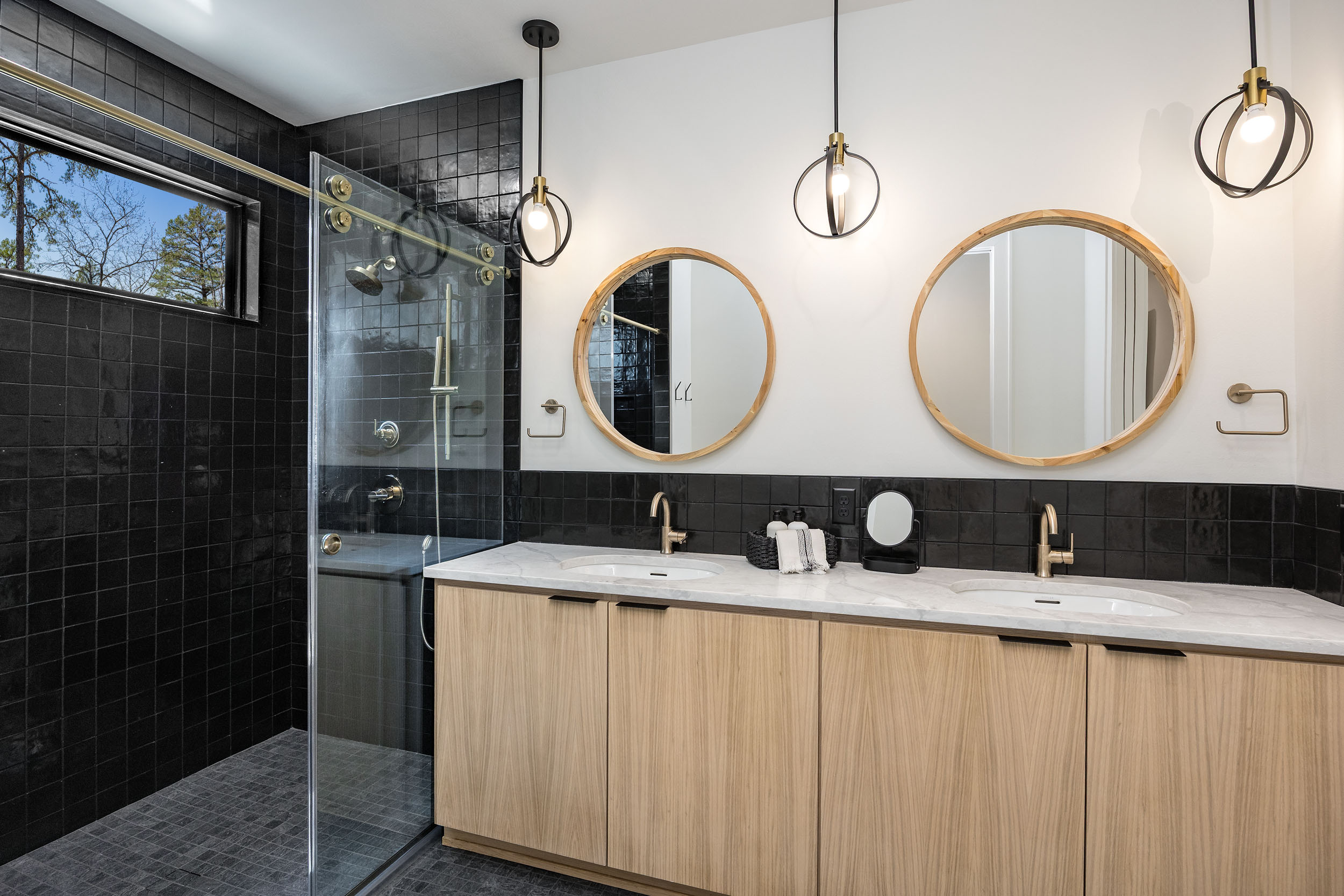 Each bedroom includes it's own double vanity private bathroom.