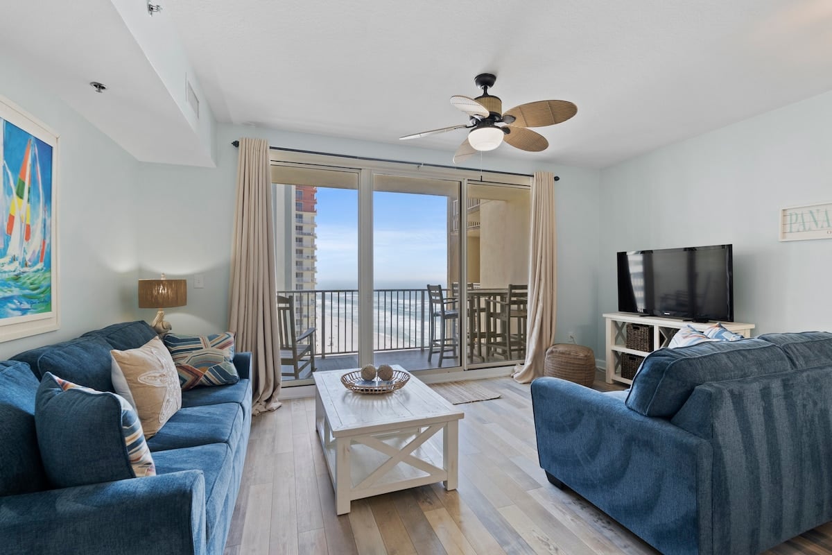 Living area with a great view