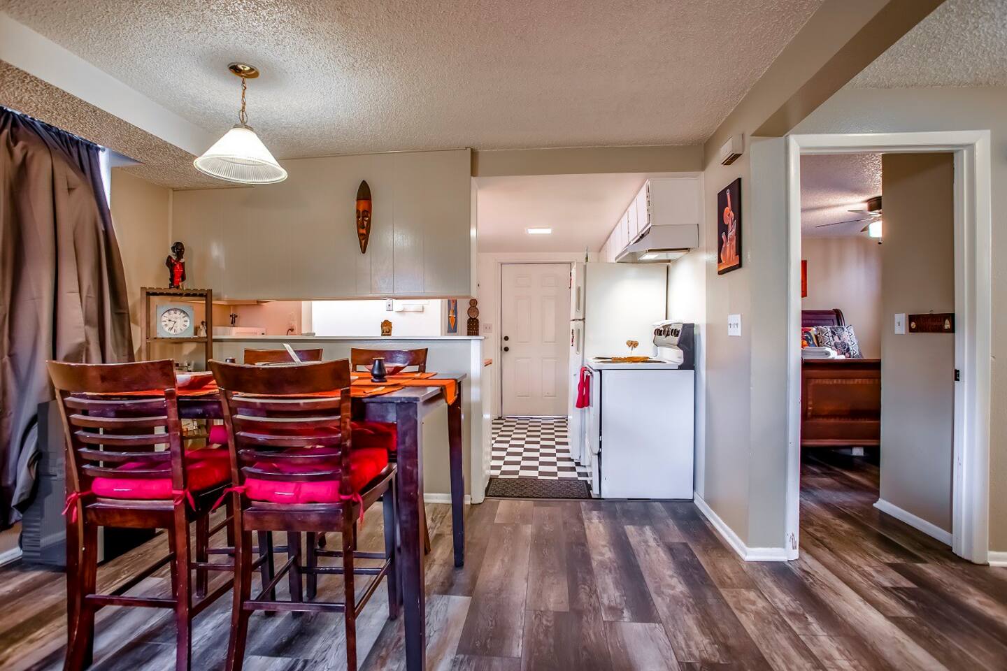 Enjoy a home-cooked meal.