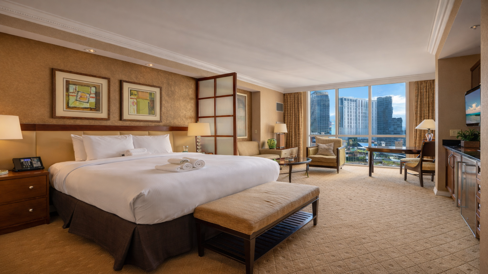 MGM Tower 2 · Unit 3204 — King Bedroom