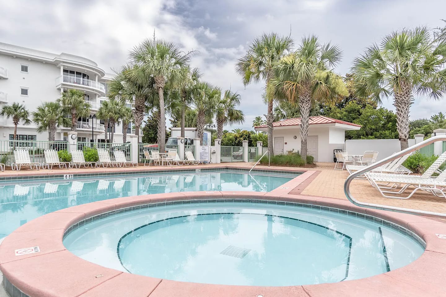 Enjoy the hot tub after the beach.  Or relax at the pool for a day. 