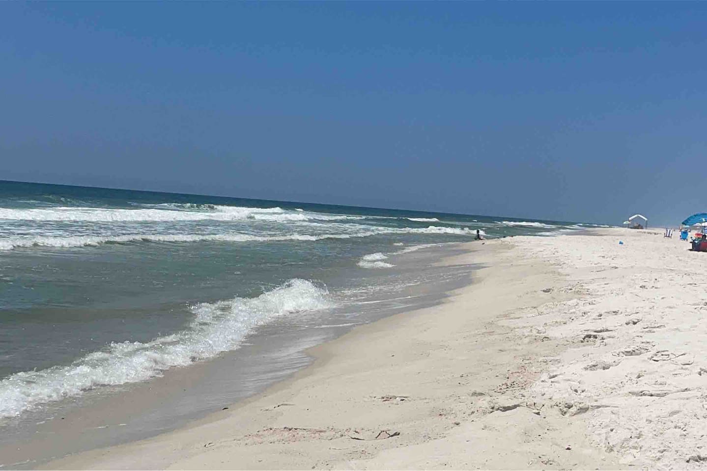 Our condos are on the water and just steps away from the beach with soft white sand and clear skies for total relaxation.
