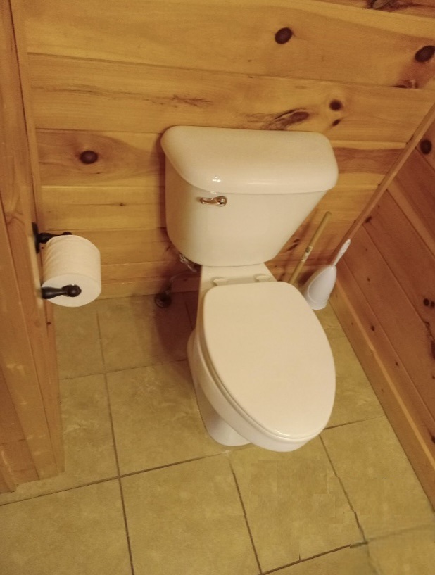 Half bathroom in the basement