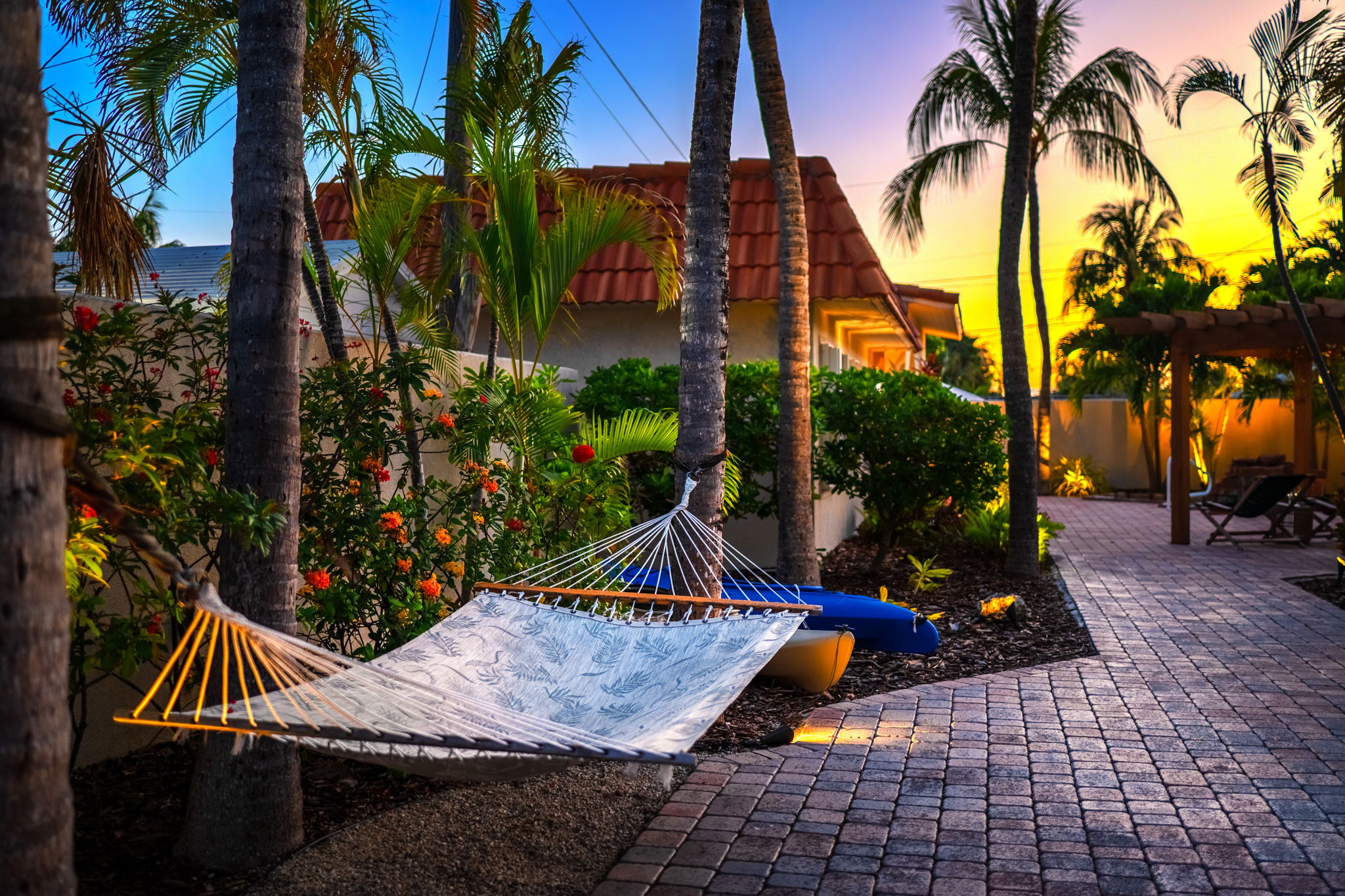 Or watch the sunset from the hammock.
