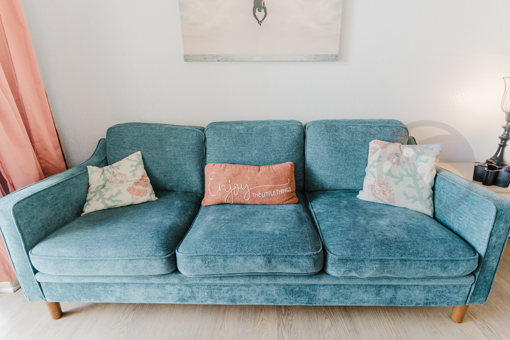 Comfy couch (not a sleeper - this condo sleeps 4)