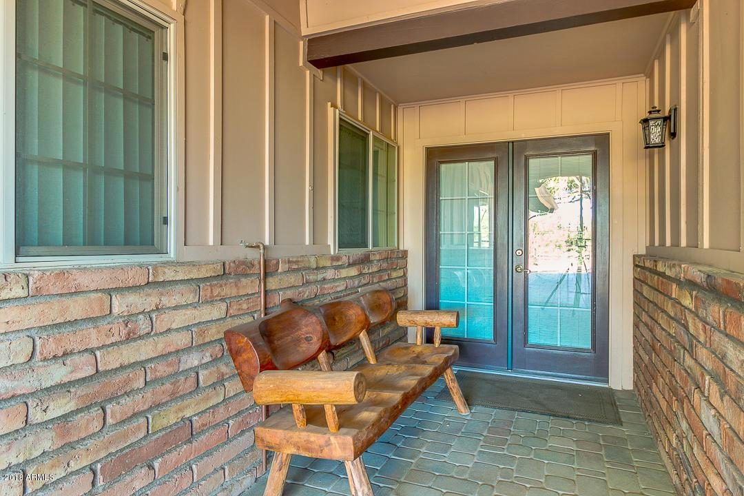 Welcoming front entrance
