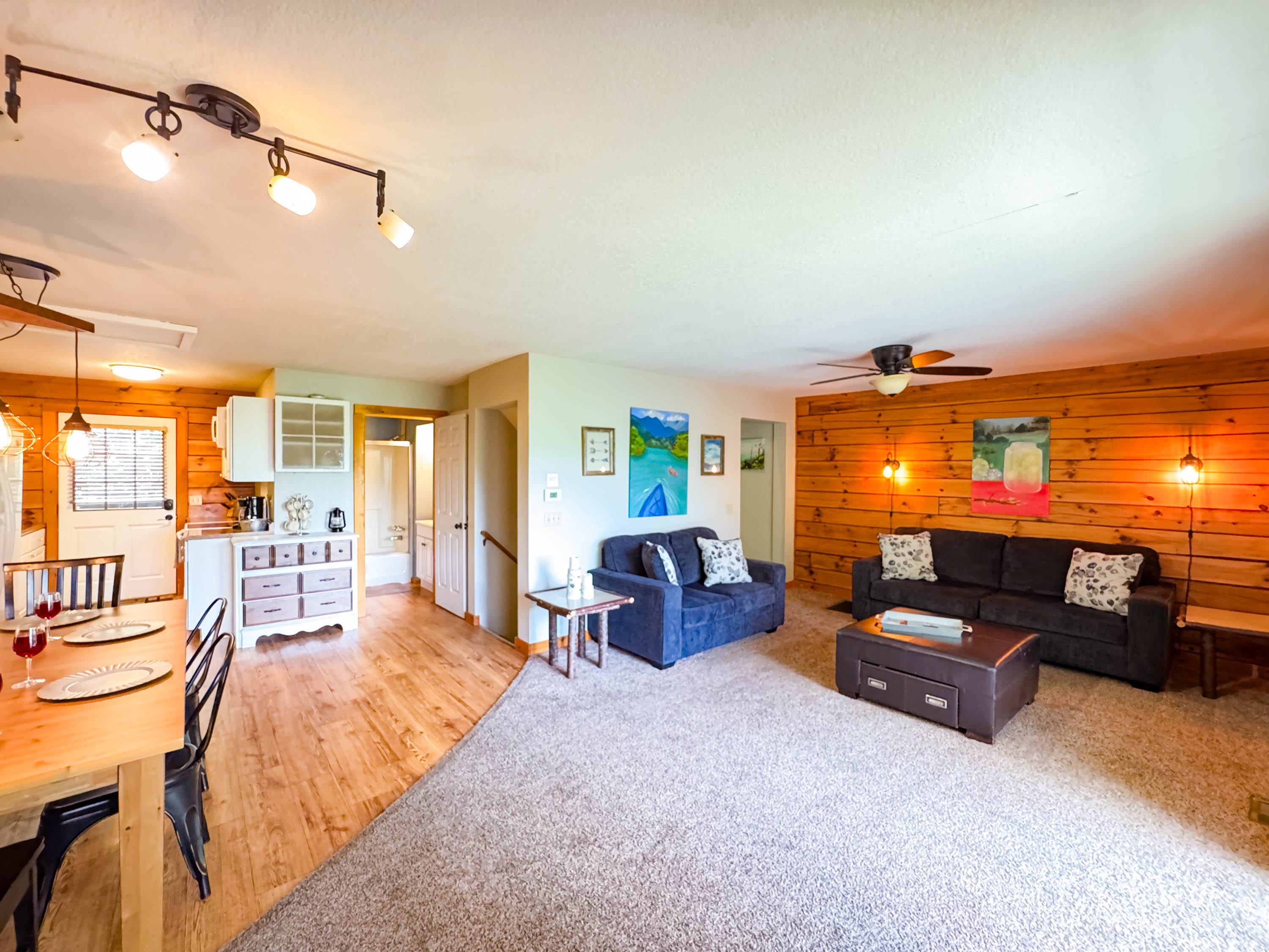 spacious living room