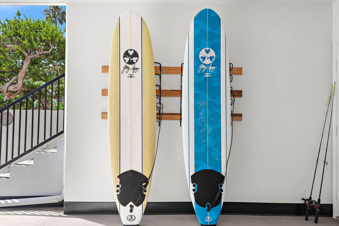 We provide beach chairs, umbrellas, boogie boards, surf boards and wetsuits too.