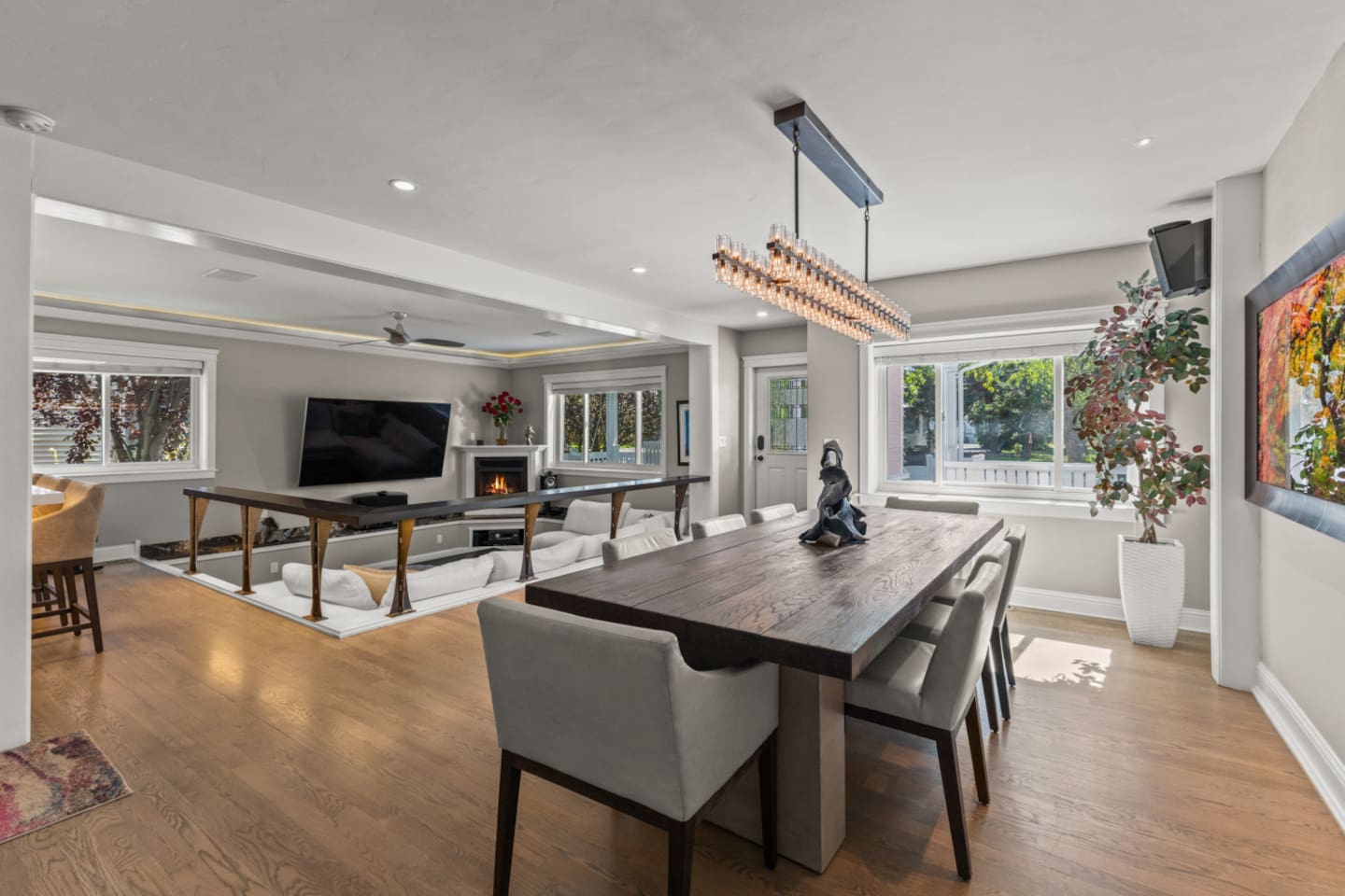 Front Entryway | Open Layout with Dining and Living Room in View 