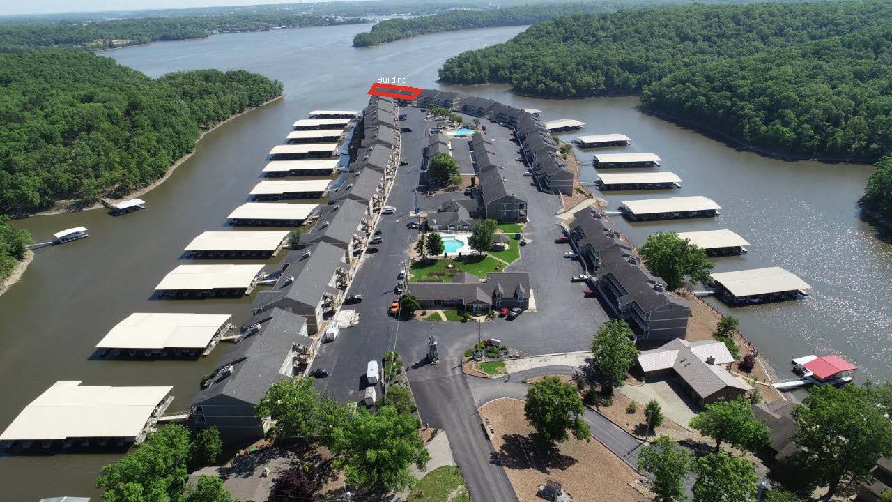 Lazy Days Condominiums- Building I marked in red