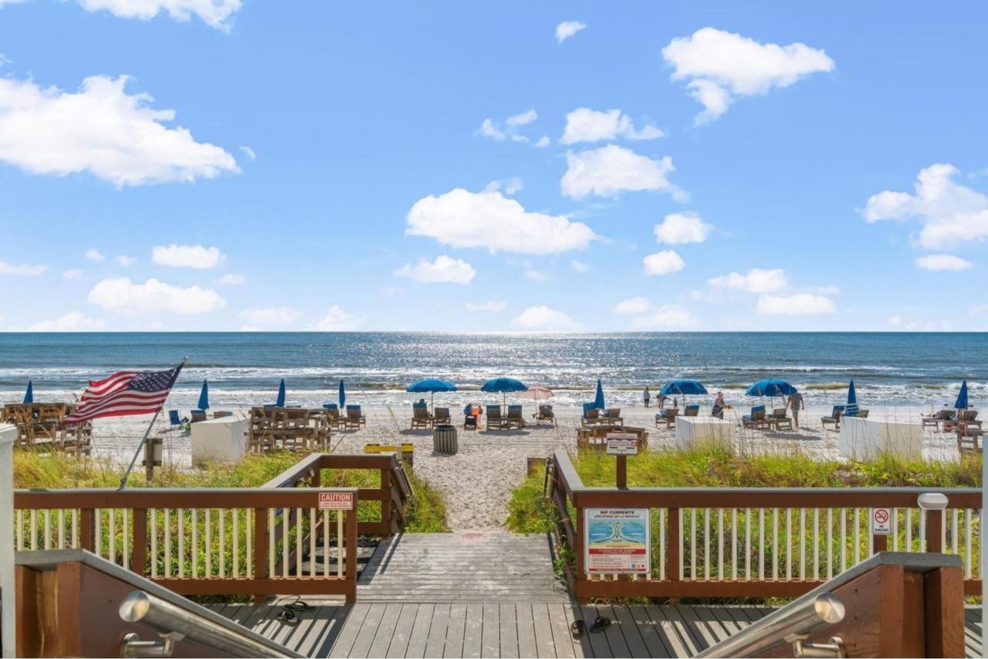 Beach access from Regency