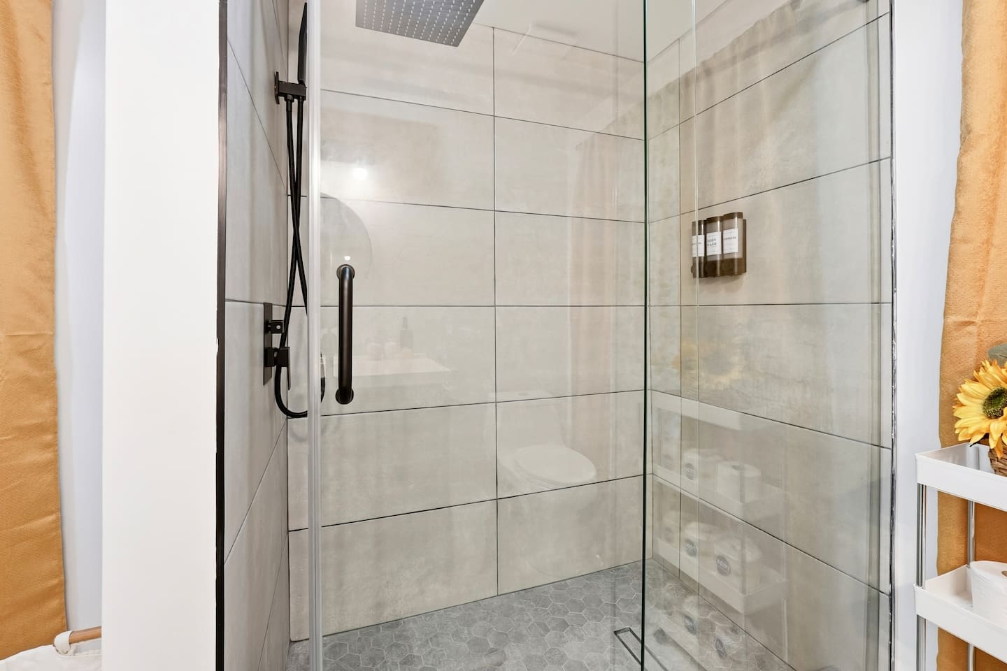 Private Modern Ensuite Bathroom for Bedroom #6.