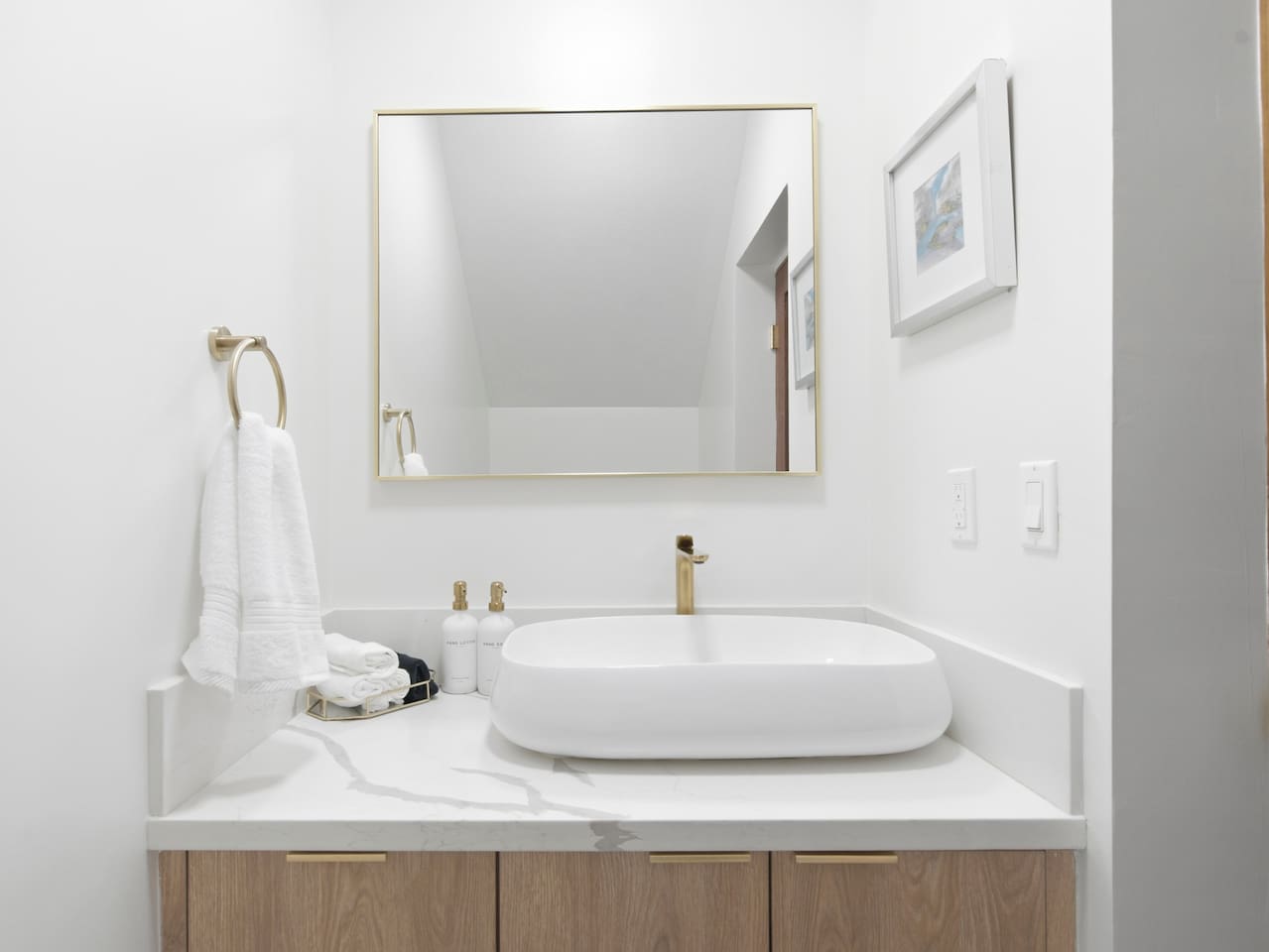 A thoughtfully designed space brings both style and convenience to your stay.