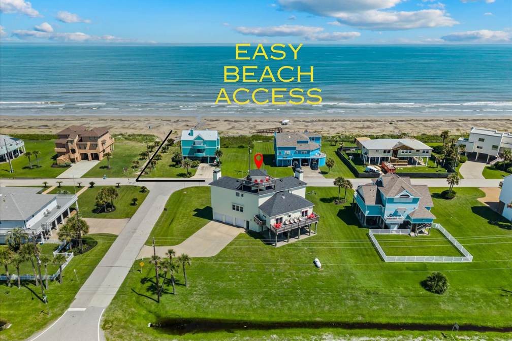 Second row beach house with First Row Views! Super easy beach access just steps from the sand - enjoy the walk over the dunes without all the crowds of the other nearby beaches. Pull wagon, umbrellas, beach chairs and beach toys provided!