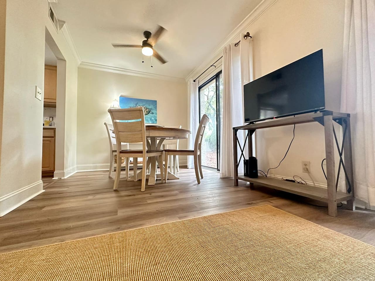 Dining area and Smart TV