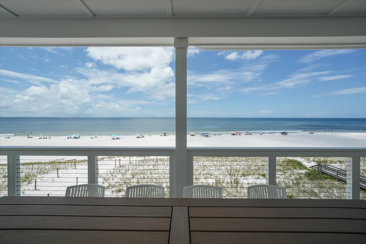 Top floor deck