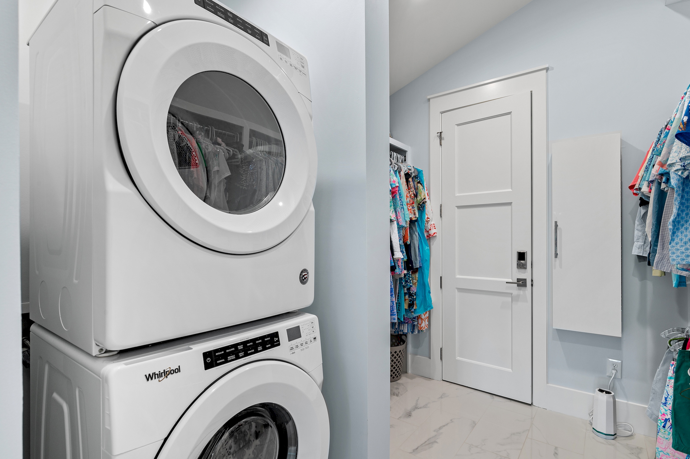 The Master Retreat features it's own private washer and dryer in the closet.