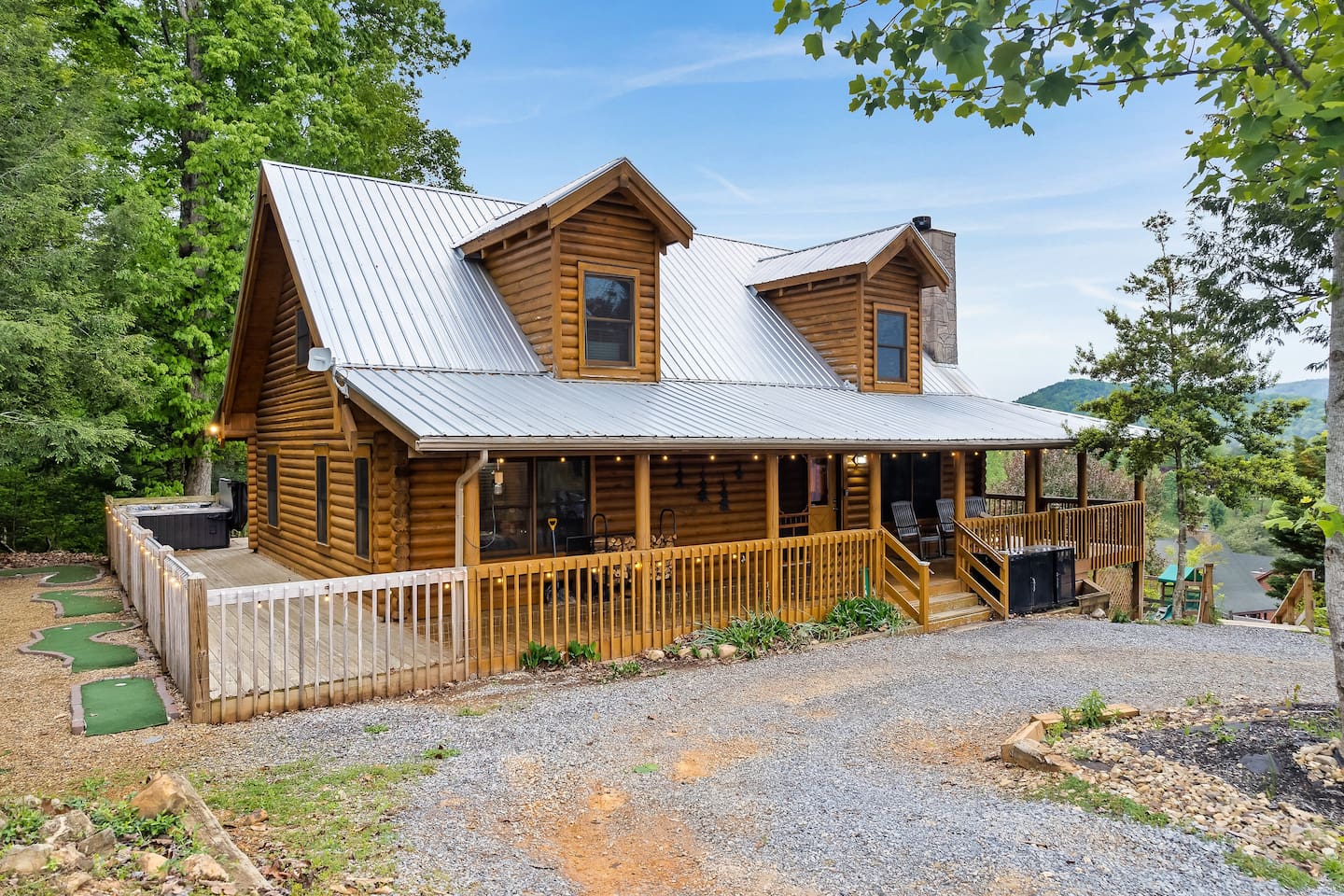 Front of the cabin